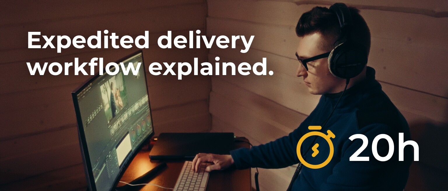 How To Edit a Wedding Film in 20 Working Hours. Expedited Turnaround Workflow Explained.
