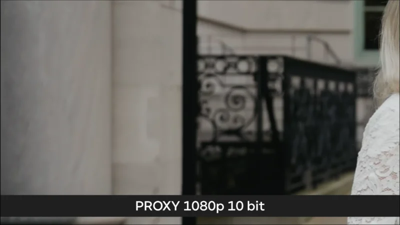 10-bit proxy video 1080p