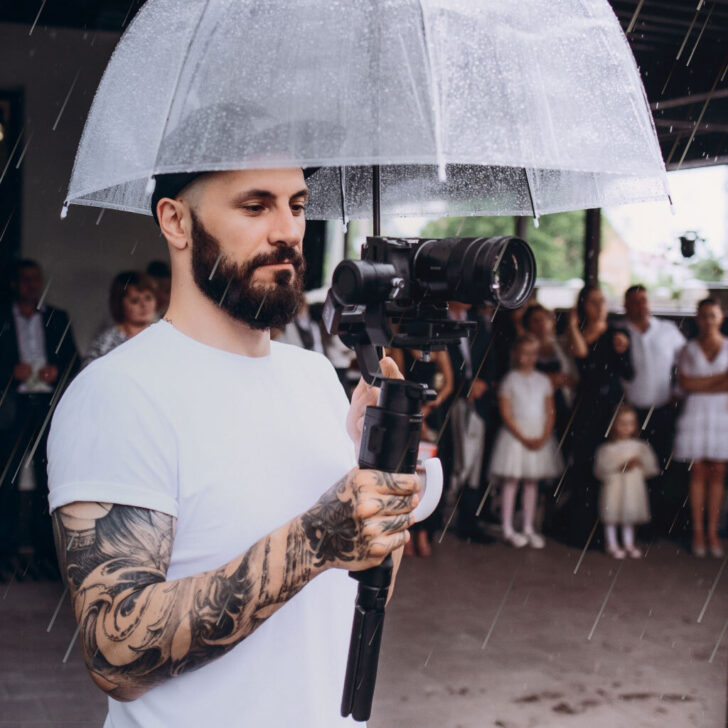 Shooting in the Rain: Essential Tips for Wedding Videographers
