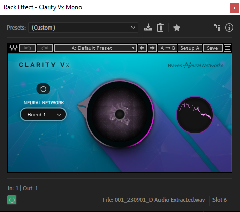 Clarity VX plugin