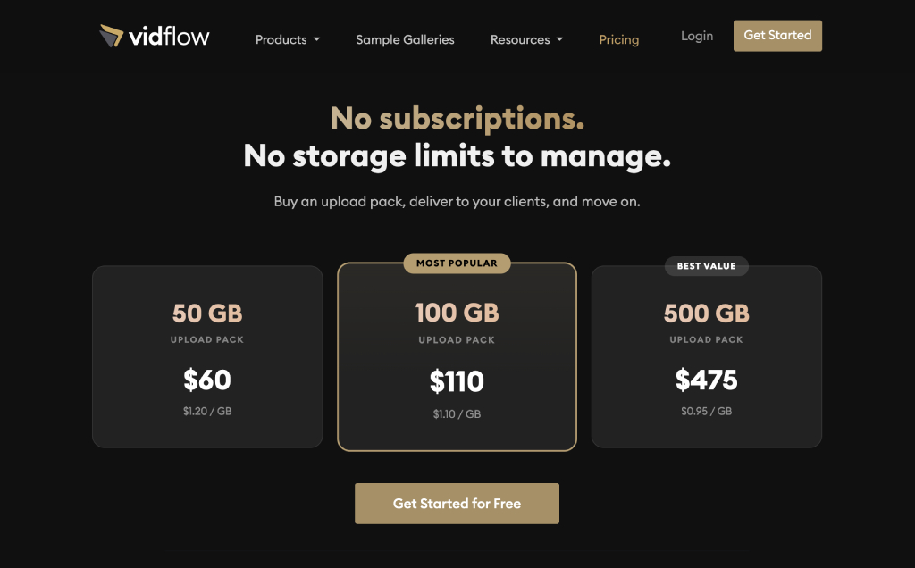 VidFlow Pricing